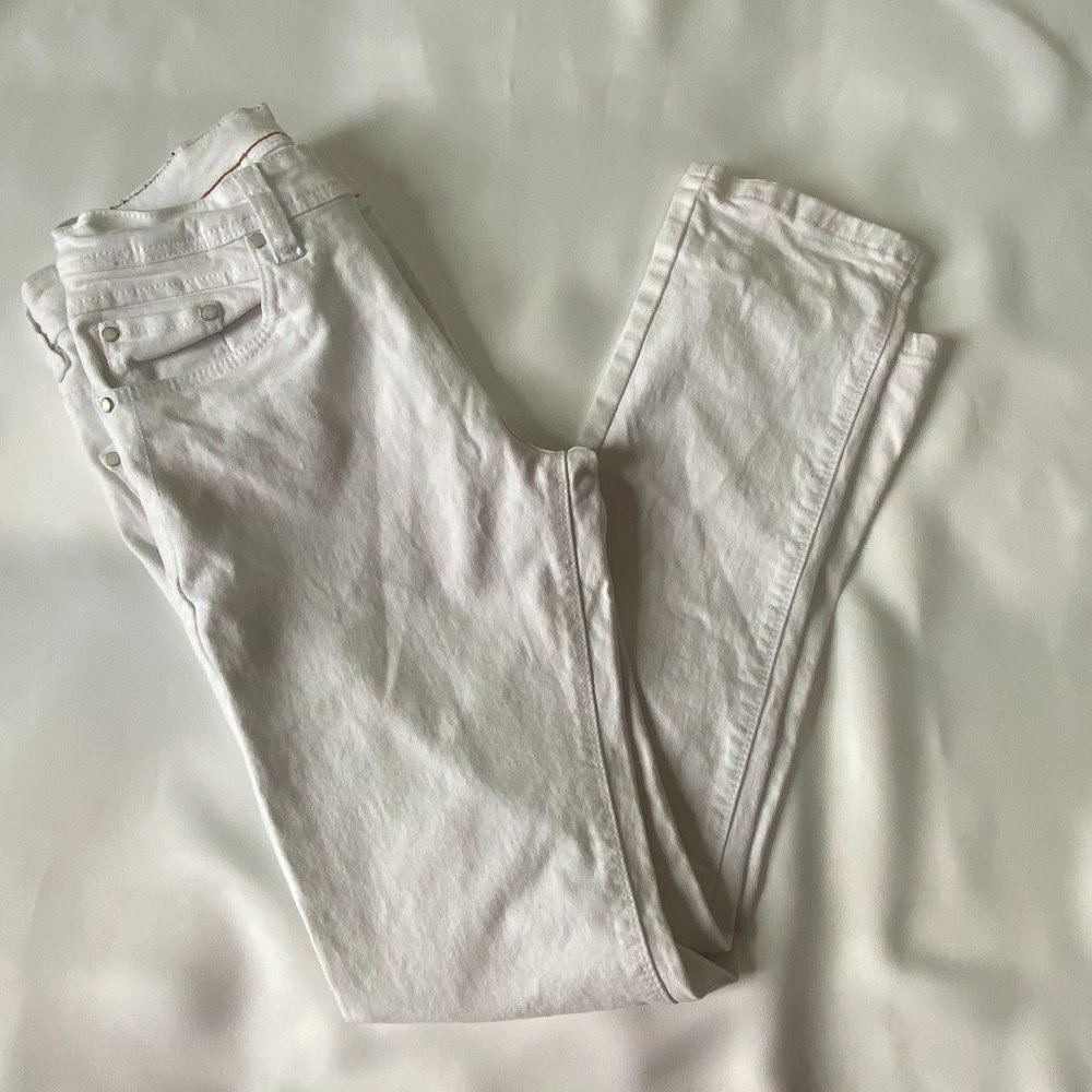 Bleecker & Mercer Kid's White Straight Leg Jean Size 32/32 (PRE-LOVED)